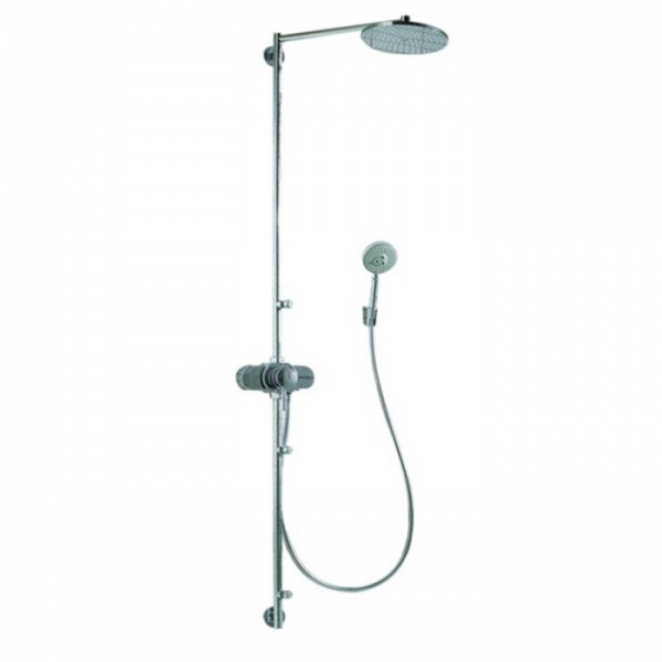 Pharo Thermostatic Showerpipe - Swing Arm, Mixer Valve