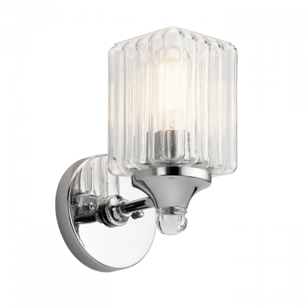 Polished Riviera Wall Sconce - Elegant Lighting - Image 2